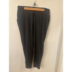 LegEnd Active Joggers Black XL Drawstring Stretch Athletic Polyester Spandex